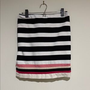 White House Black Market Striped Pencil Skirt